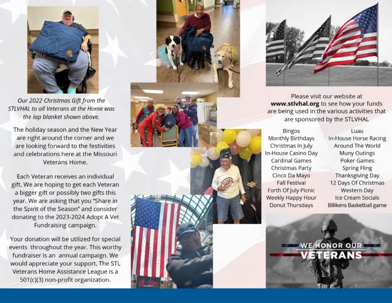 Adopt A Vet STL Veterans Home Assistance League